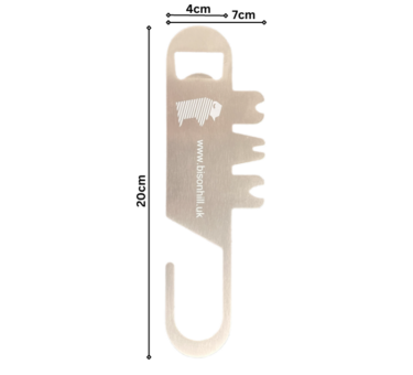 Size of the BBQ Blade from Bison Hill