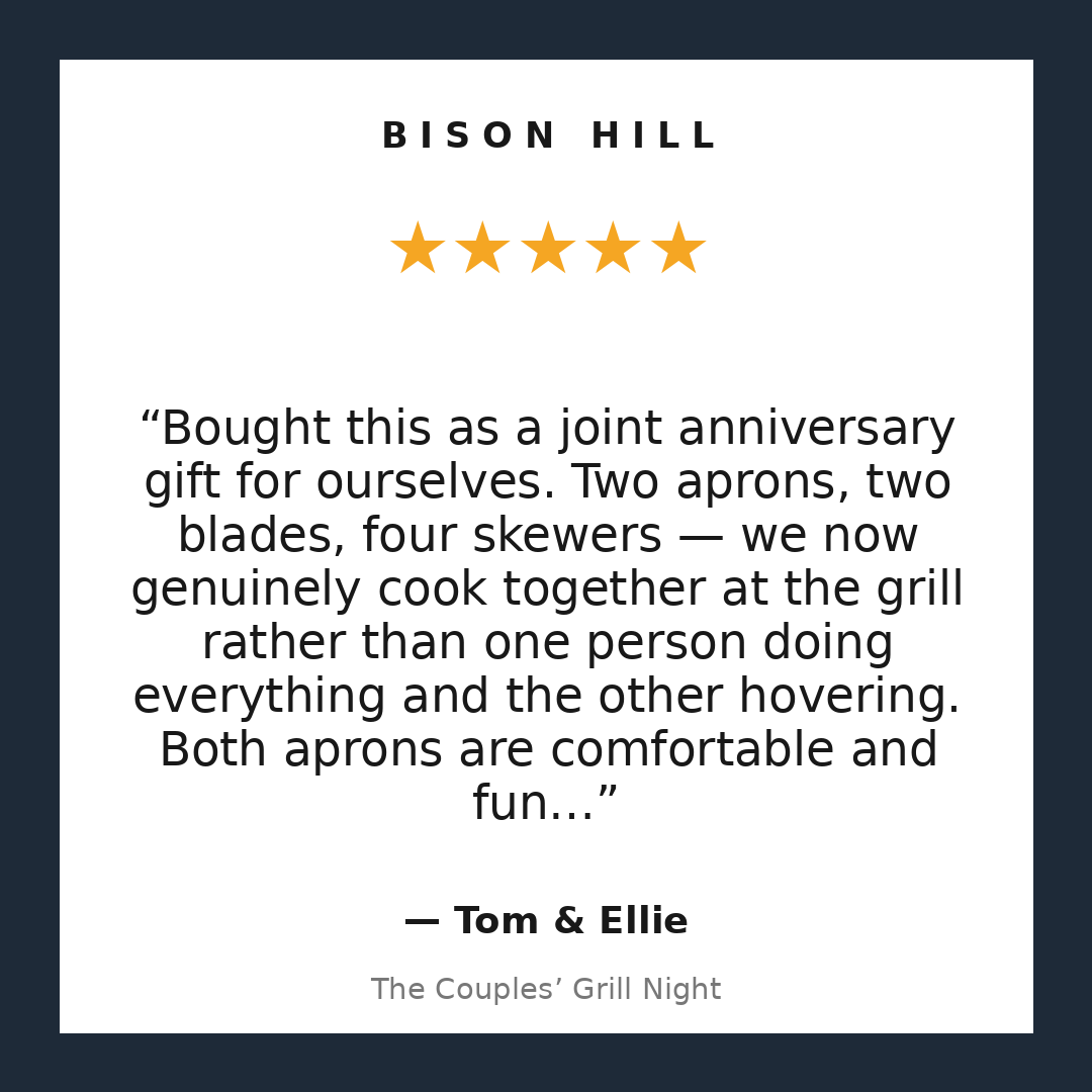 The Couples’ Grill Night customer review