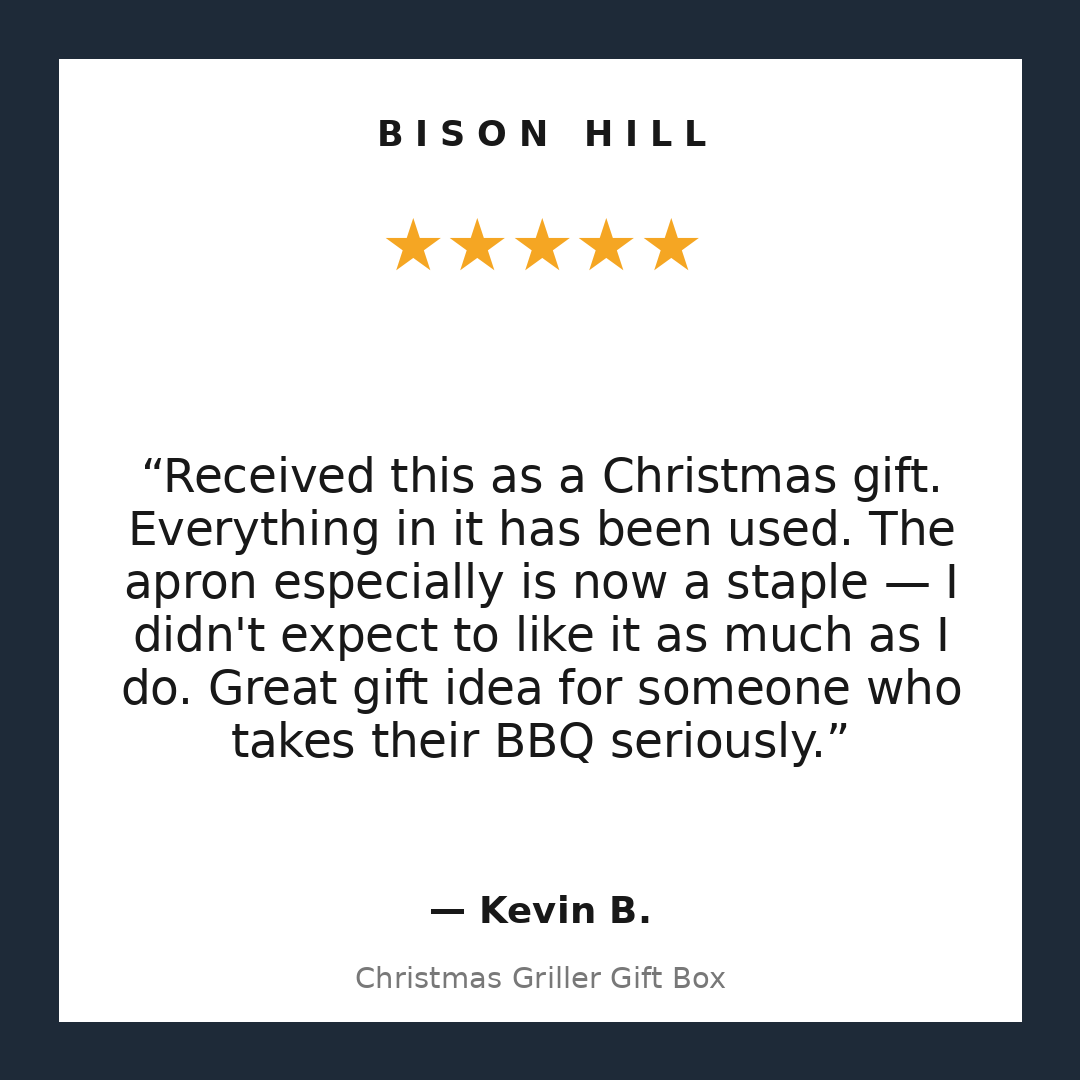Christmas Griller Gift Box customer review