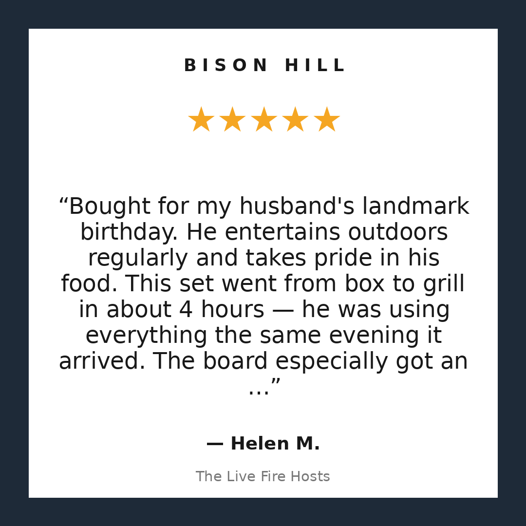 The Live Fire Hosts customer review