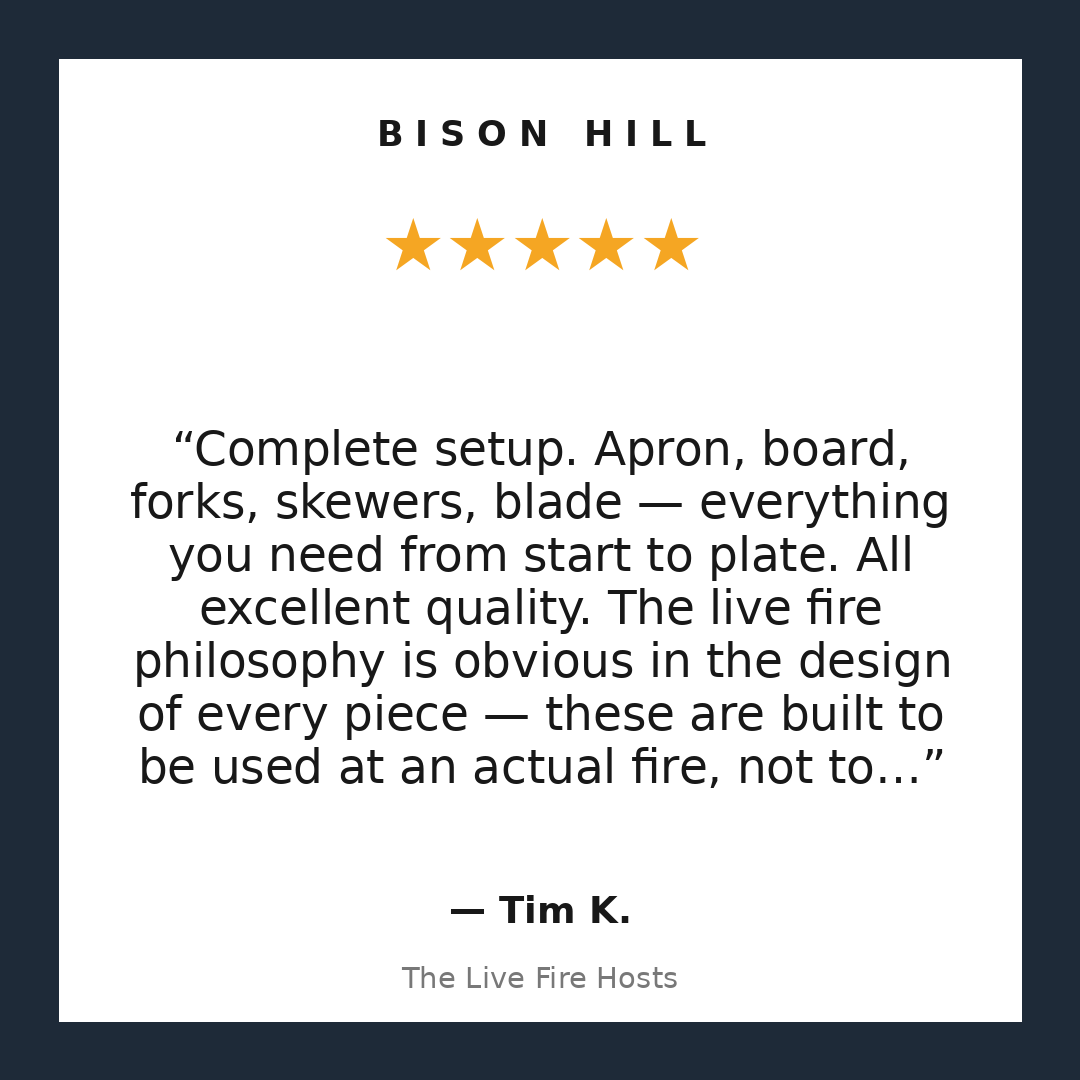 The Live Fire Hosts customer review
