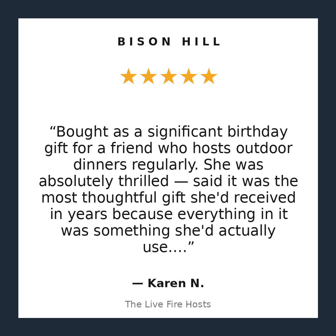 The Live Fire Hosts customer review