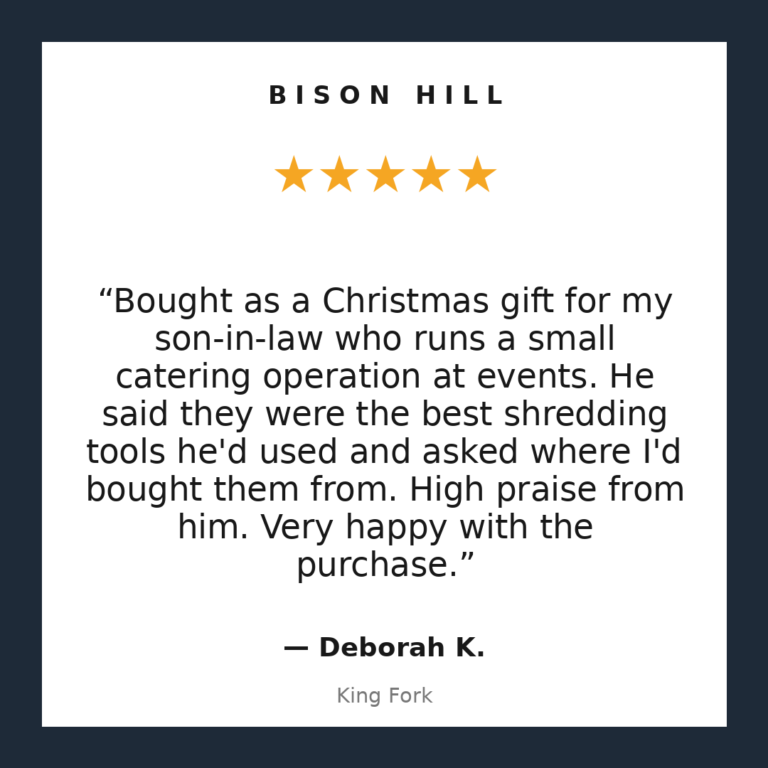 King Fork customer review