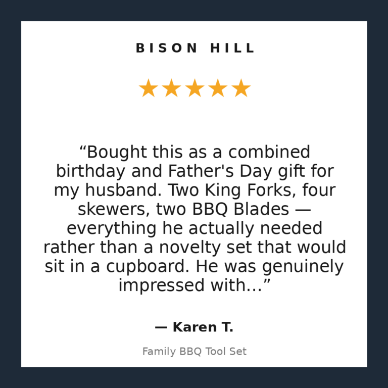 Family BBQ Tool Set customer review