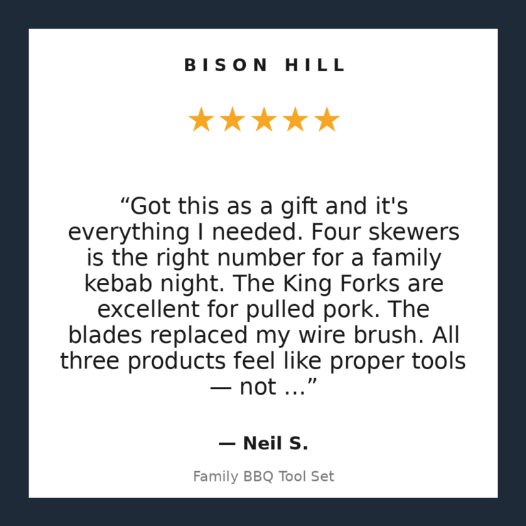 Family BBQ Tool Set customer review