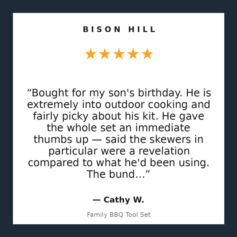 Family BBQ Tool Set customer review