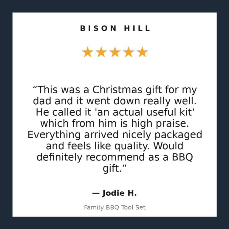 Family BBQ Tool Set customer review