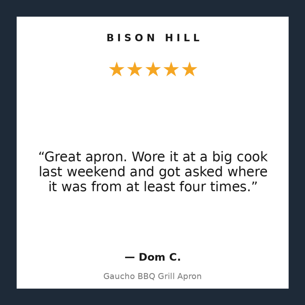 Gaucho BBQ Grill Apron