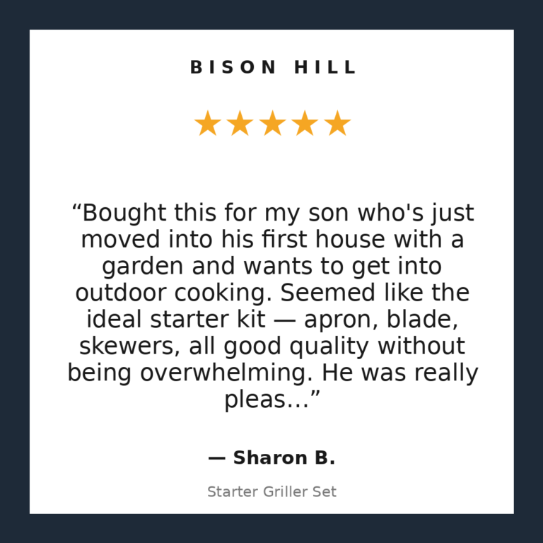 Starter Griller Set customer review