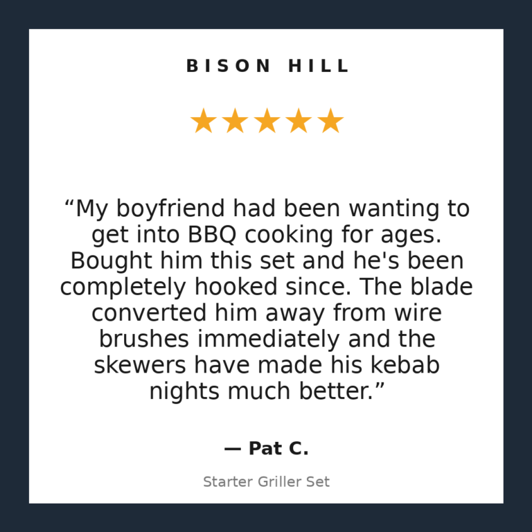 Starter Griller Set customer review
