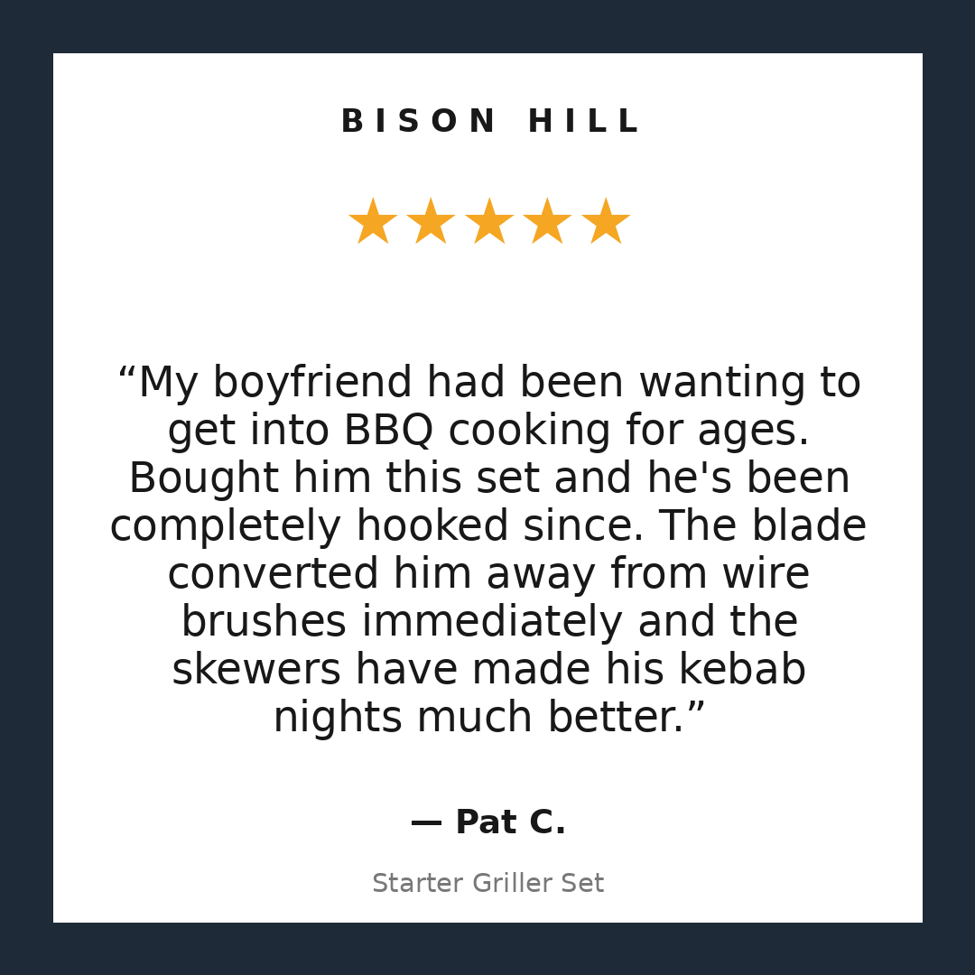 Starter Griller Set customer review