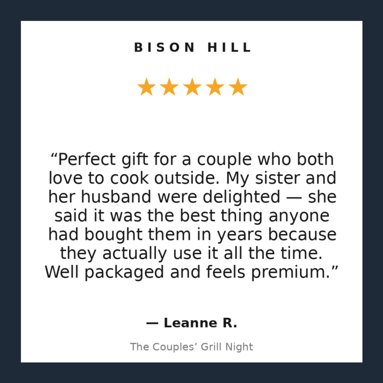 The Couples’ Grill Night customer review