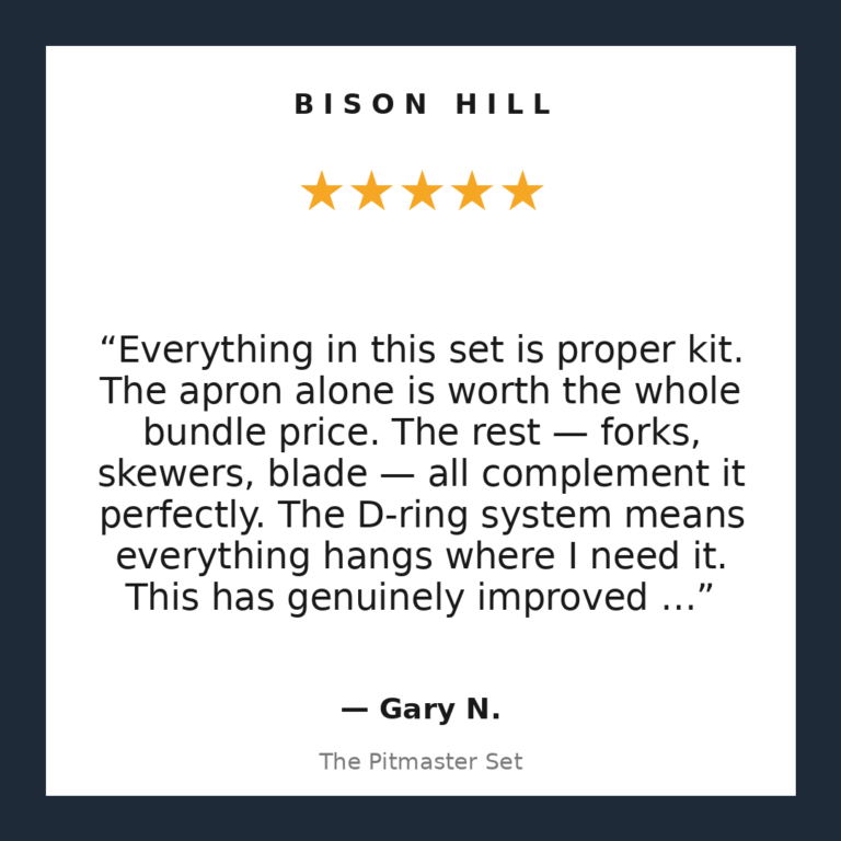 The Pitmaster Set customer review