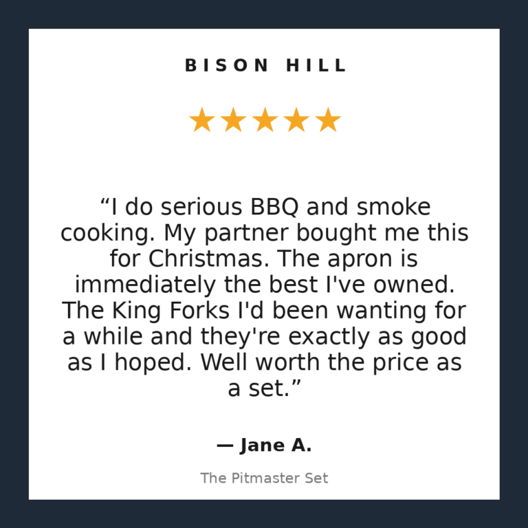 The Pitmaster Set customer review