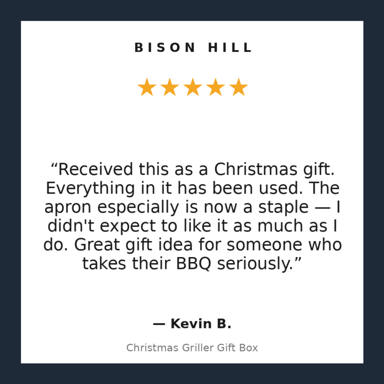 Christmas Griller Gift Box customer review