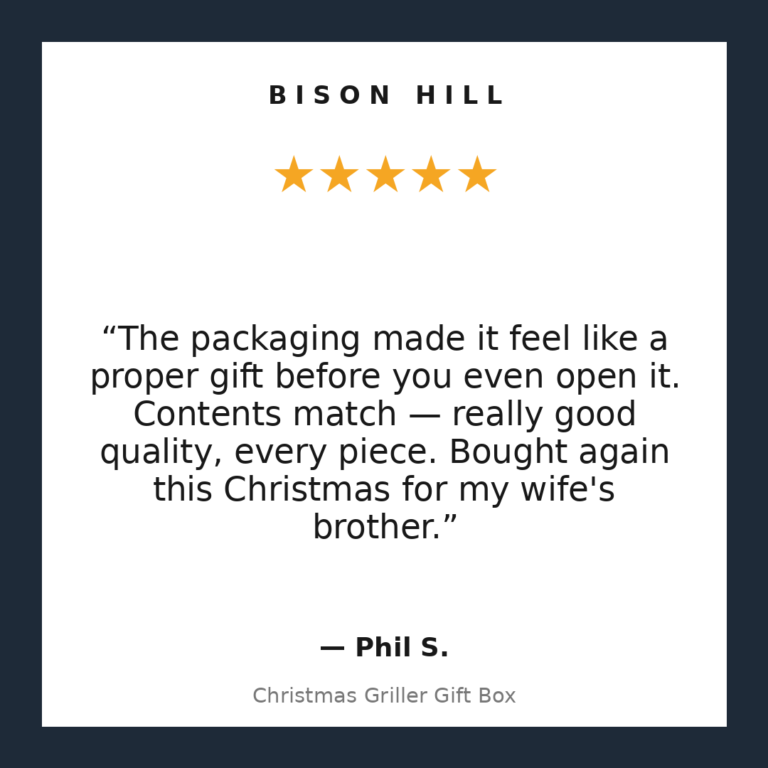 Christmas Griller Gift Box customer review