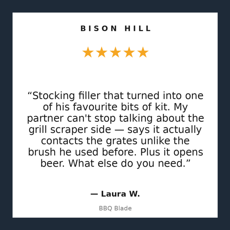 BBQ Blade customer review