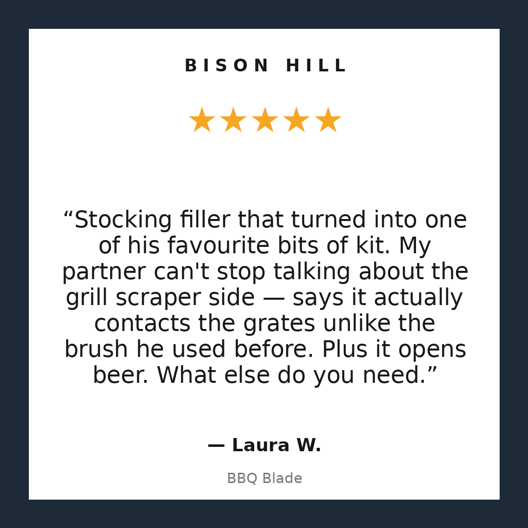 BBQ Blade customer review