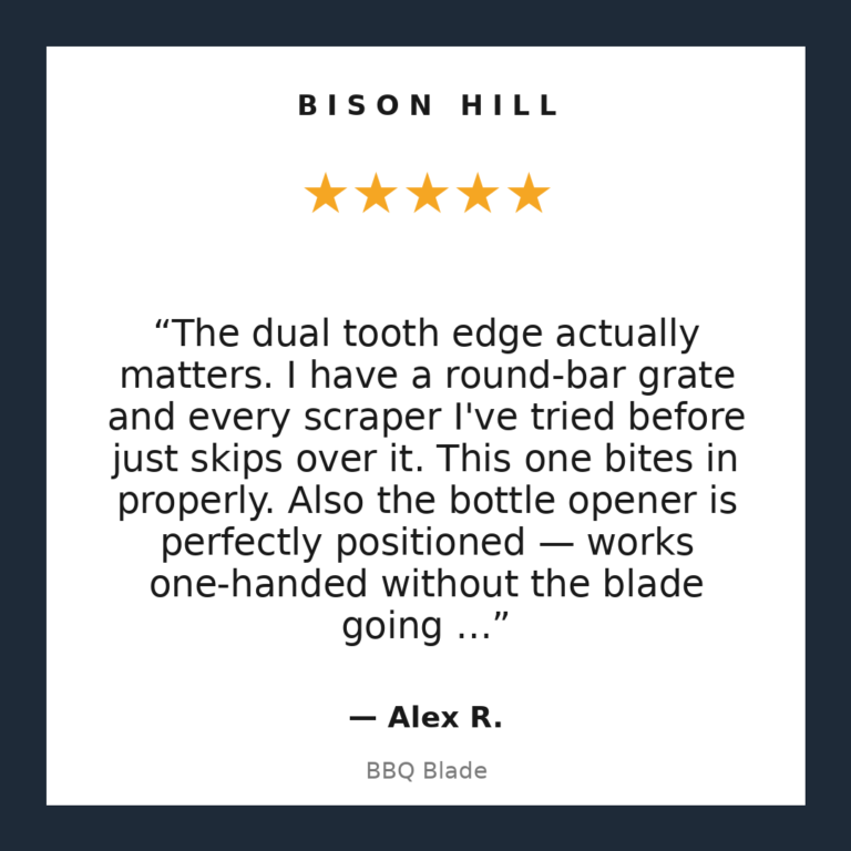 BBQ Blade customer review